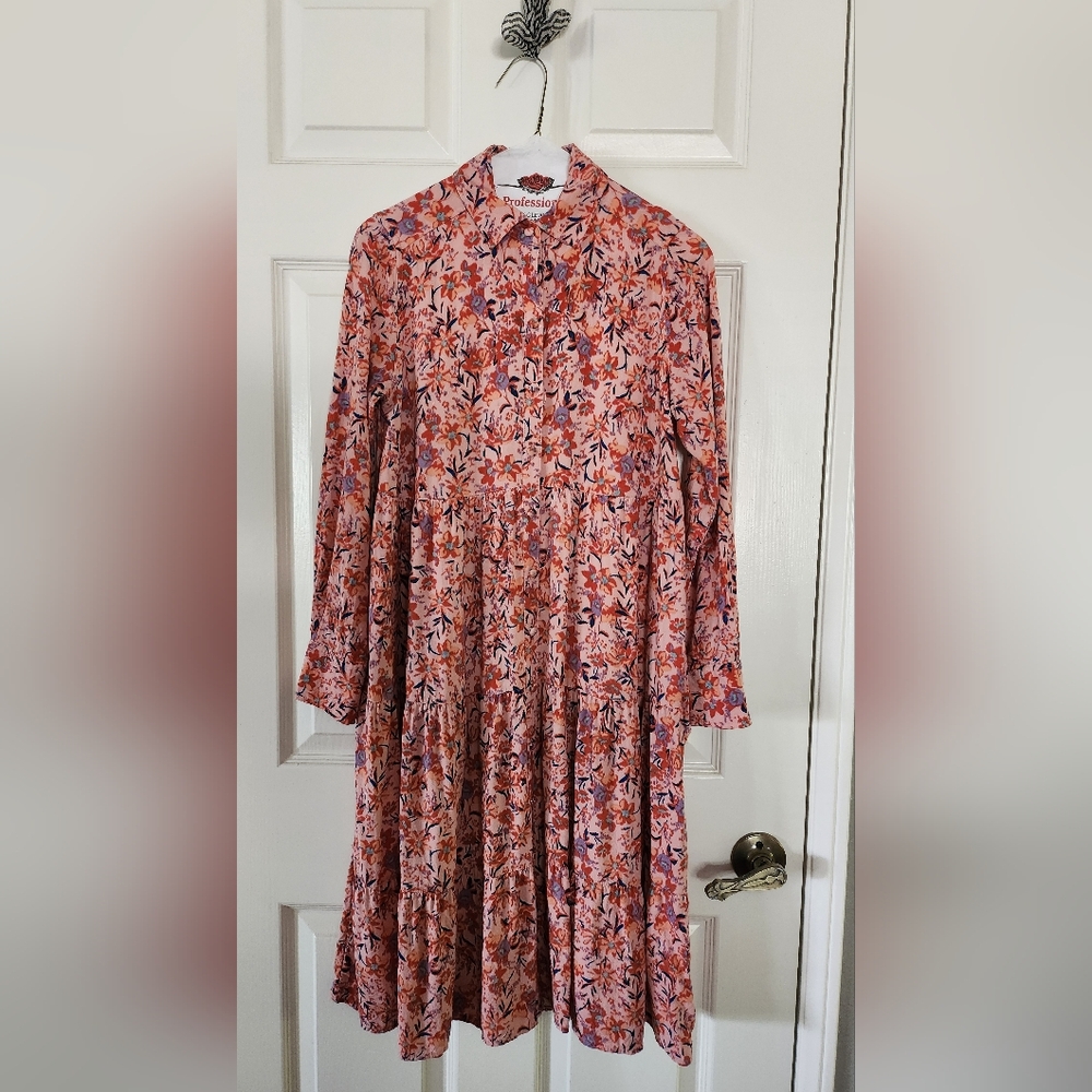Floral Long Sleeve Dress